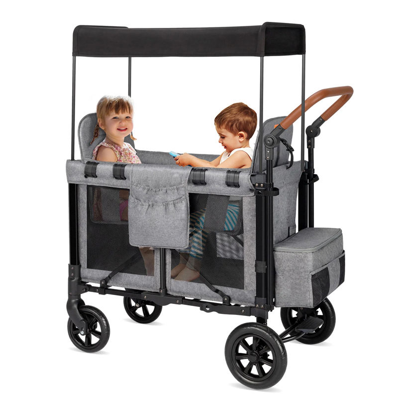 Luxury High End Lightweight Baby Strollers with Bassinet Adjustable