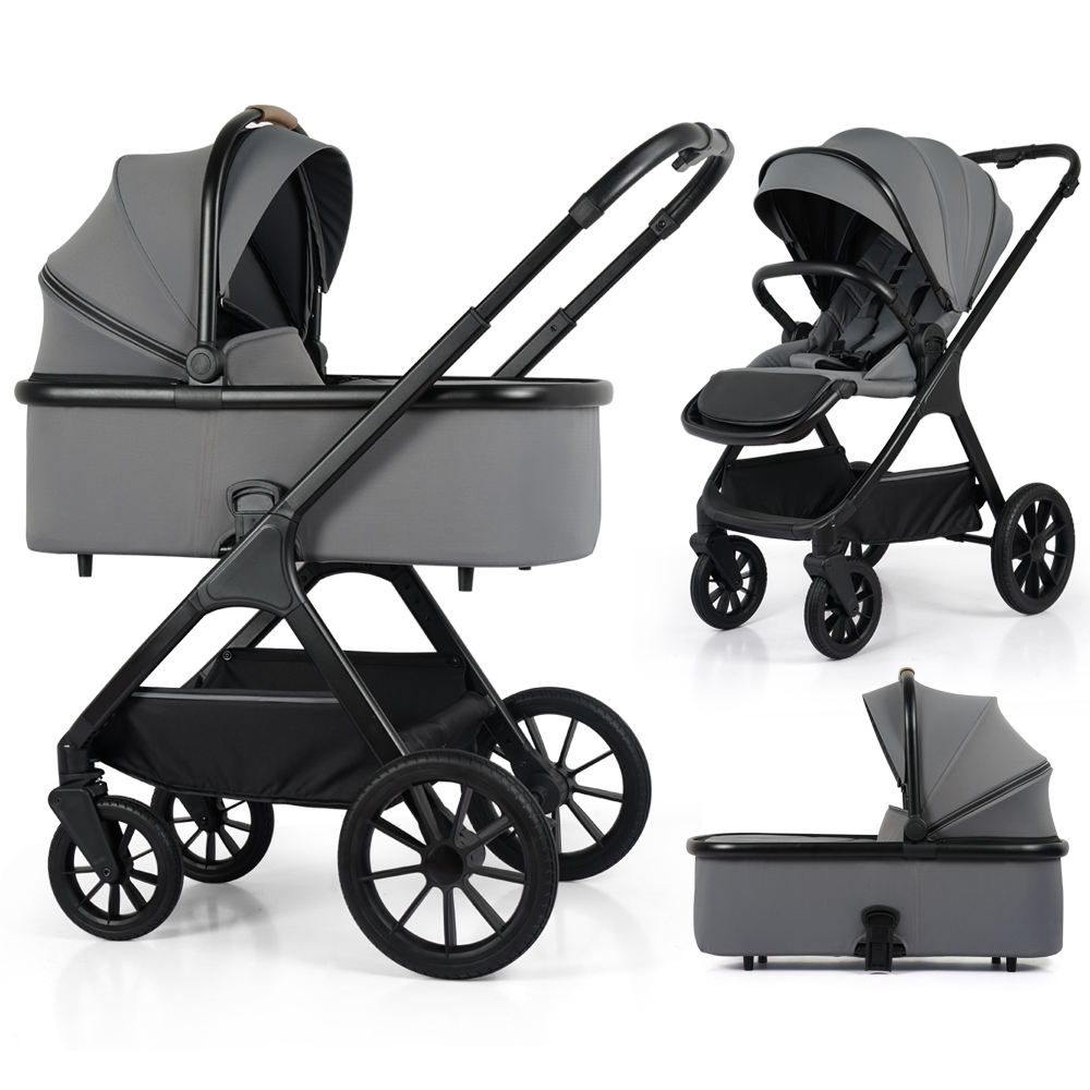 High Landscape Newborn Bassinet and Carseat Luxury Baby Stroller Set