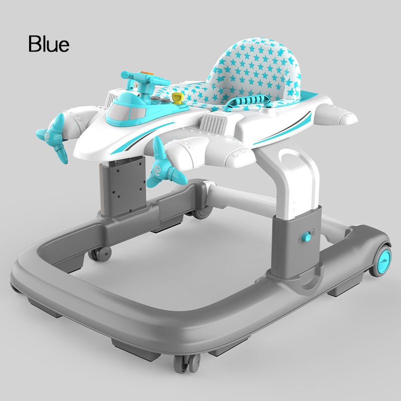 Safe Foldable Baby Walker With Sit-To-Stand Learning Mode & Removable