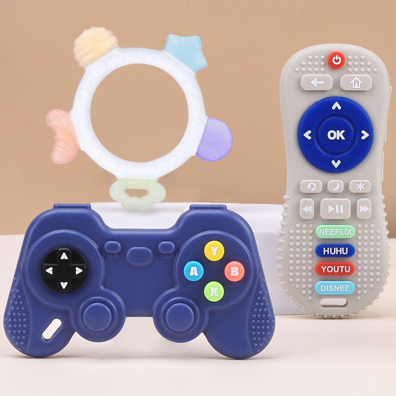 Children Sensory Educational Wooden Rattles Toy 5 Pcs Newborn Baby