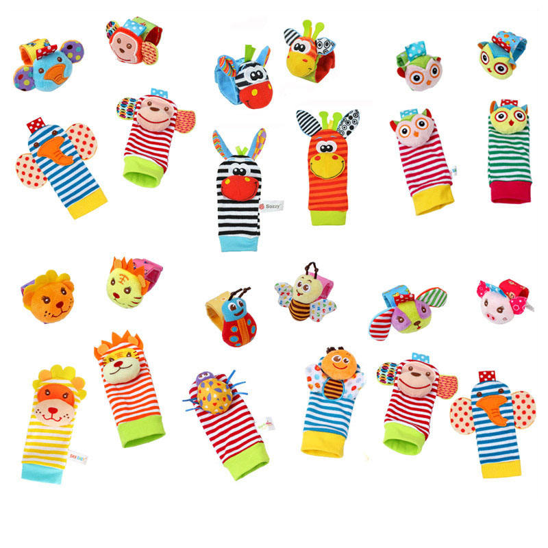 Baby Wrist Rattles Foot Finder Rattle Ankle Sock Toddler Hand Bracelet