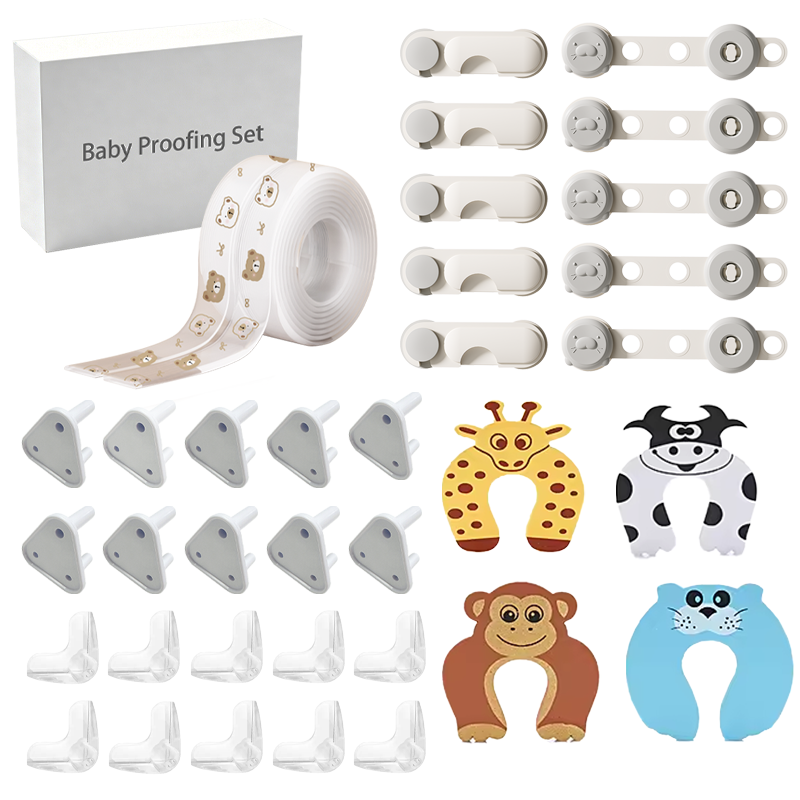 Baby Proofing Kit Baby Set Protective Furniture Safety Locks Corner