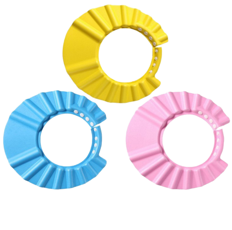 Adjustable Soft Bathing Shampoo Hat Kids Ear Protection Baby Shower Cap