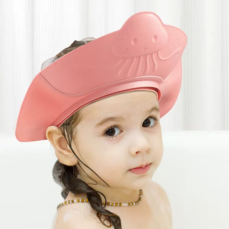 Baby Bath Shampoo EVA Baby Safety Products Baby Adjustable Shampoo Hat