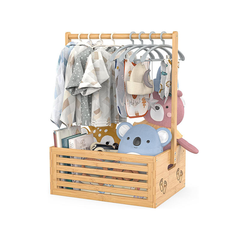 Welcome Gift Basket for Newborn Boys Girls Shower Party Basket With