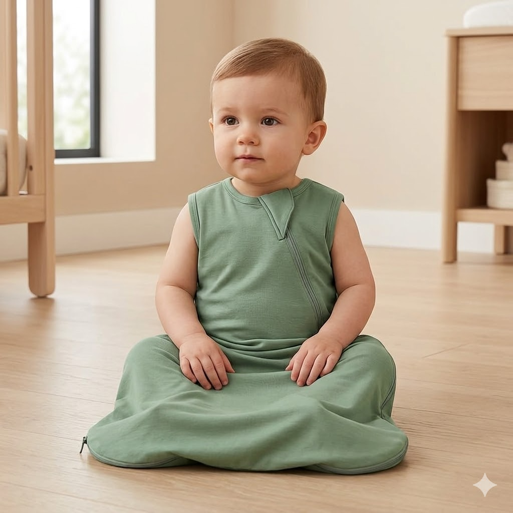 All Seasons Baby Sleeping Bag 1.0 TOG 2.5 TOG Organic Cotton Bamboo