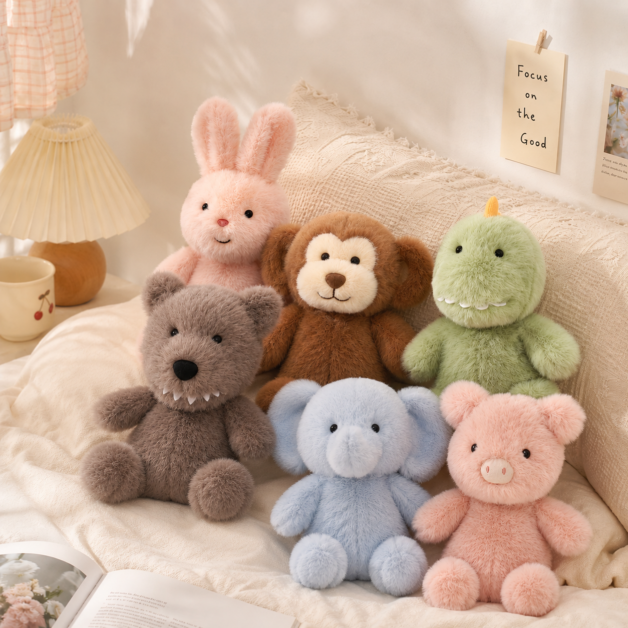 Factory Premium Skin-Friendly Animals Soft Plushies for Children