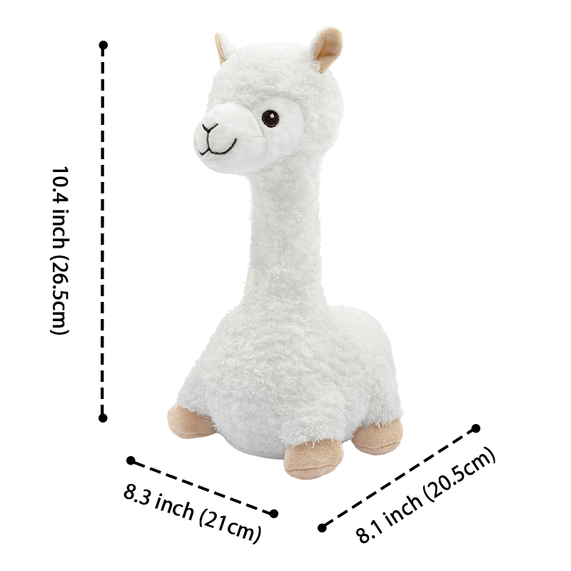 Plush Cute Super Soft Stuffed Animal Toys Alpaca Sound-Producing Toys