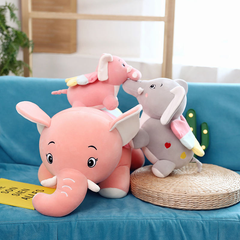 Cute Beautiful Soft Baby Animal Stuffed Teddy Bear Elephant Plush Toy