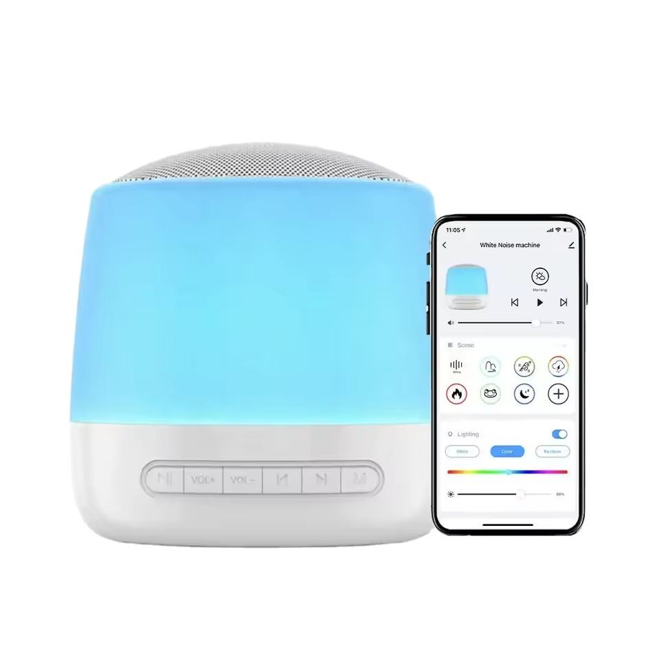 Baby Sleep Sound Machine Night Light 34 Soothing Sounds Supports Baby