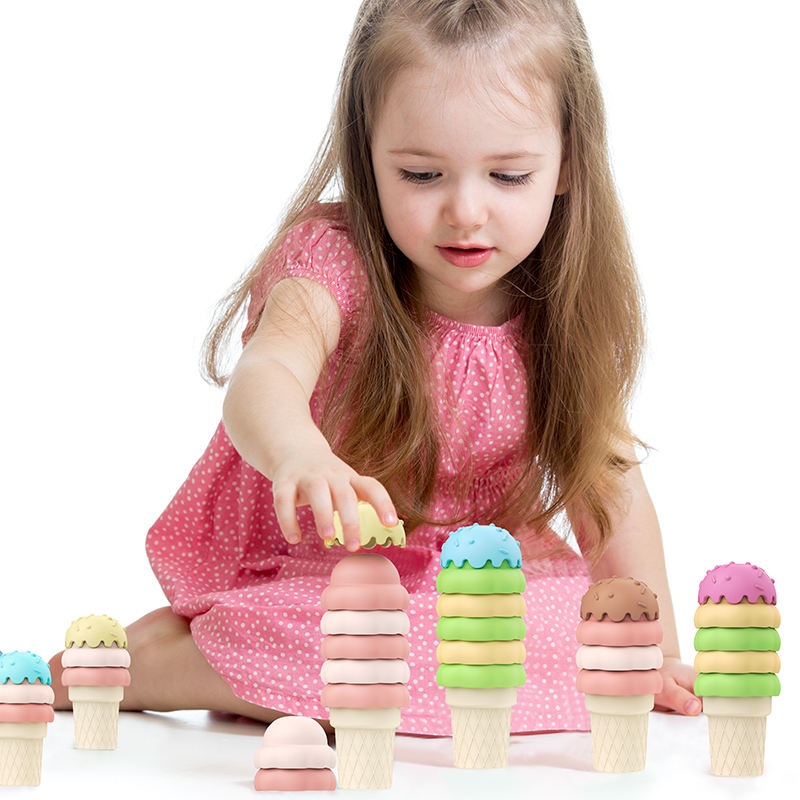 Early Educational Learning Building Ring Kid Montessori Educational