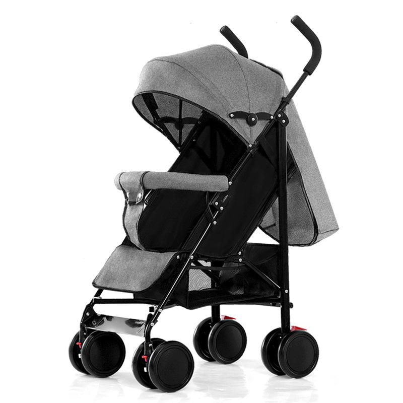 Lightweight Foldable Umbrella Stroller with Reclining Seat, All-Season