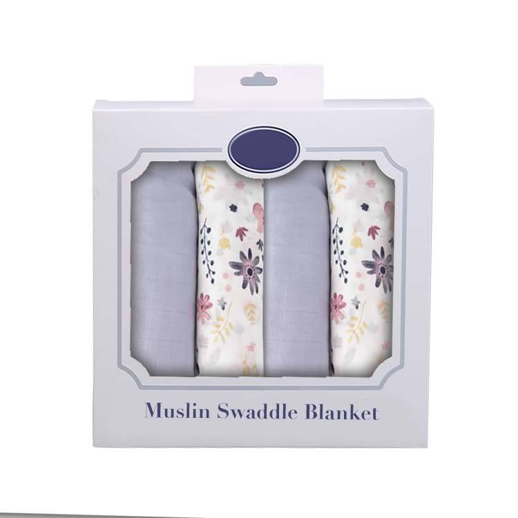 Soft 100% Organic Cotton Baby Muslin Blanket Soft Baby Kids Sleep