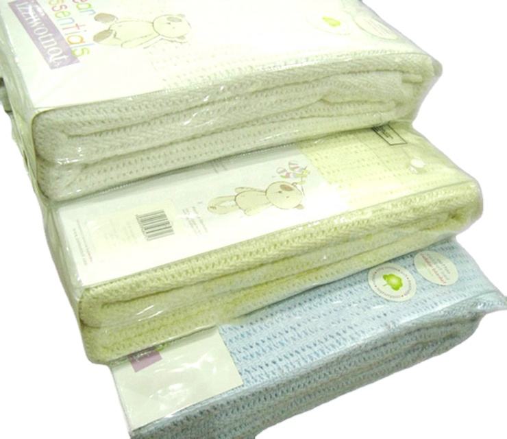 100% Cotton Embroidered Baby Muslin Blanket Swaddle Skin-Friendly