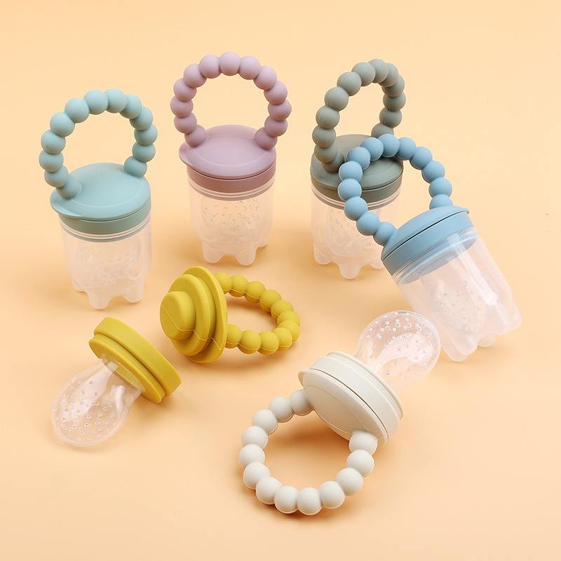 Baby Fruit Supplement Device Happy Bite Pacifier Fresh Food Feeder Hand