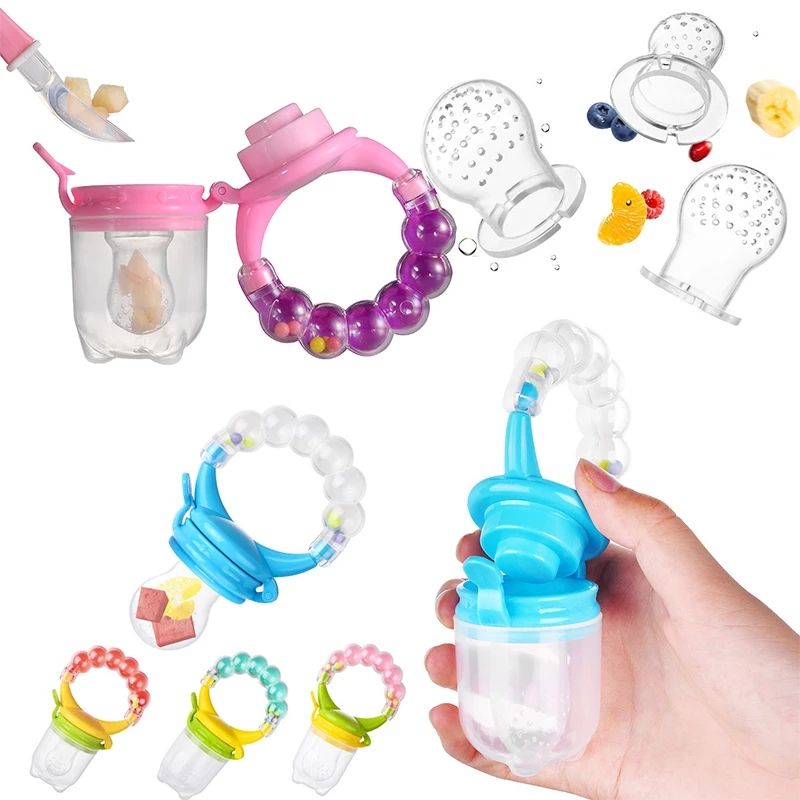 Mumlove Food Grade Funny Adult Newborn Food Fruit Teether Silicone