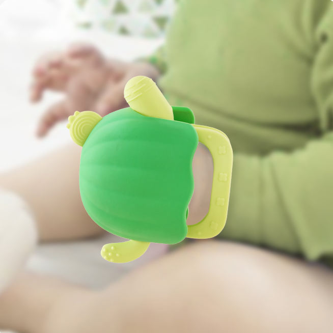 Eco Cactus Soothing Teether Glove Hand Pacifier Breast Feeding Baby