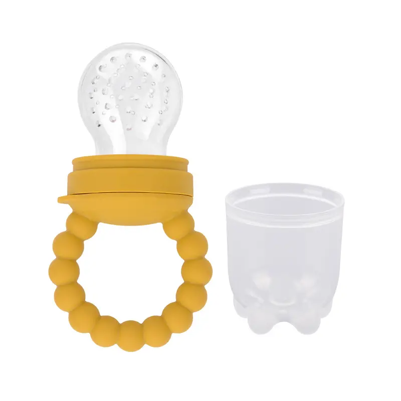 New Design Fresh Vegetable Fruit Feeder Pacifier with Handle BPA Free