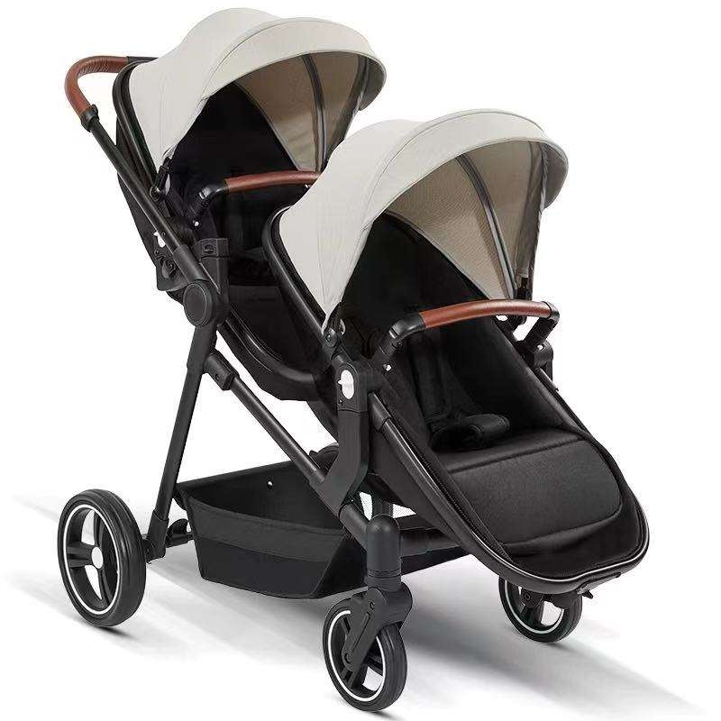 Twin Baby Durable Stainless Steel 4 in 1 Car Seats and Stroller Sets
