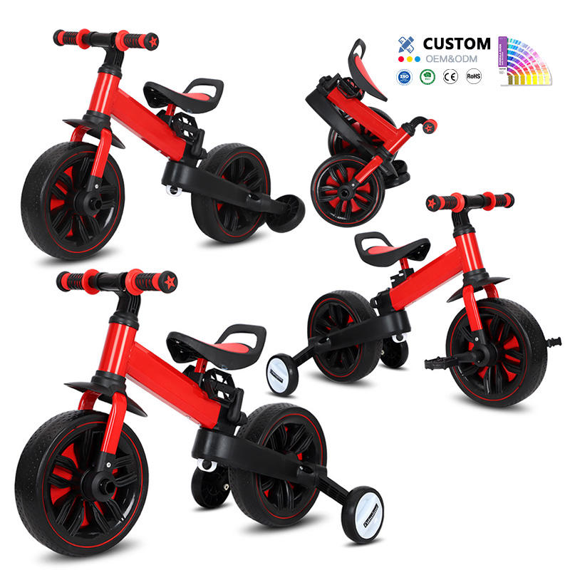 Factory Sale 3 in 1 Child Trike Baby Ride on Bike for Kids Balance Bike