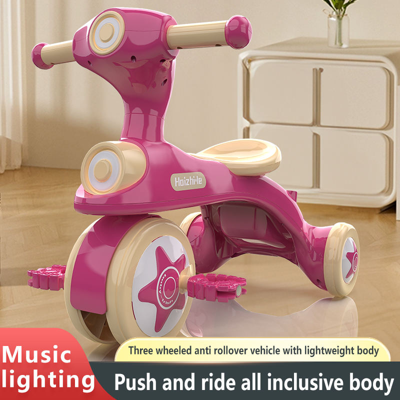 Child Toddler Plastic Tricycle 3 Wheels Trike Bike for Kids 1-4 Years