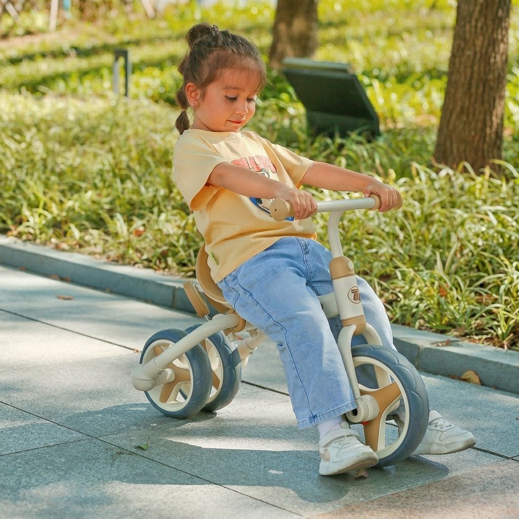 Kids Tricycle Child 3 Wheel Ride on Tricycle Baby Foldable Tricycle for