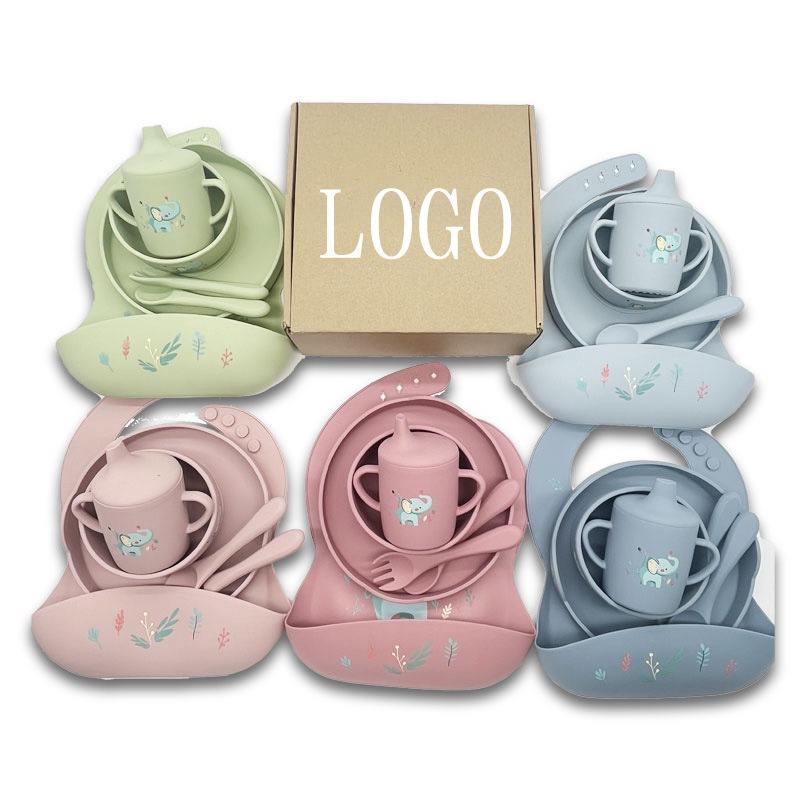 Bpa Free Silicone Bowl Plate Baby Feeding Suction Bowl Silicone Baby