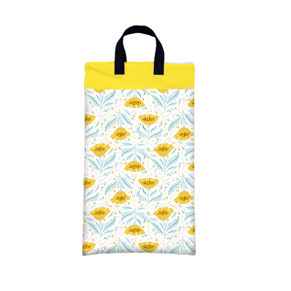 Goodbum 40*70cm Large Hanging Wet Dry Pail Bag for Cloth Diaper Laundry