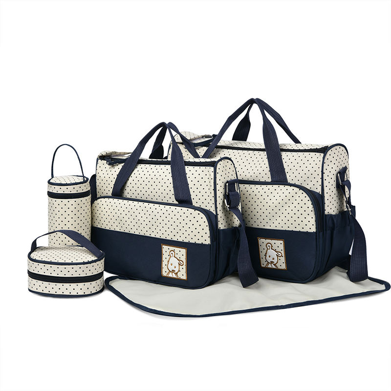 Fashion Mommy Bag Large Capacity Waterproof Wet and Dry Separation