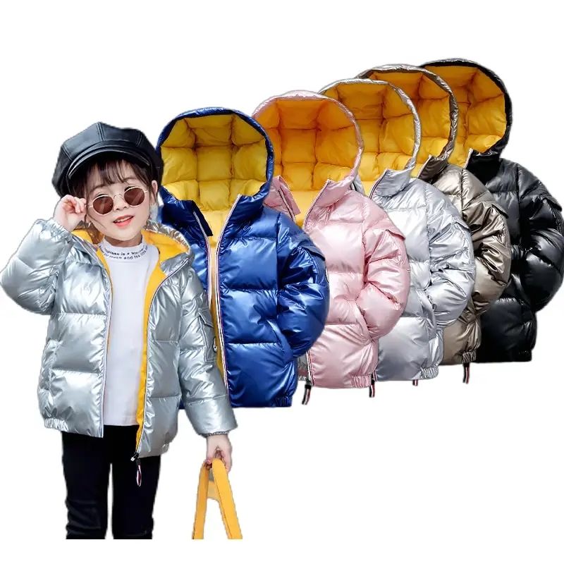 Winter New Children's Waterproof Down Cotton Suit Boy's Warm Coat and