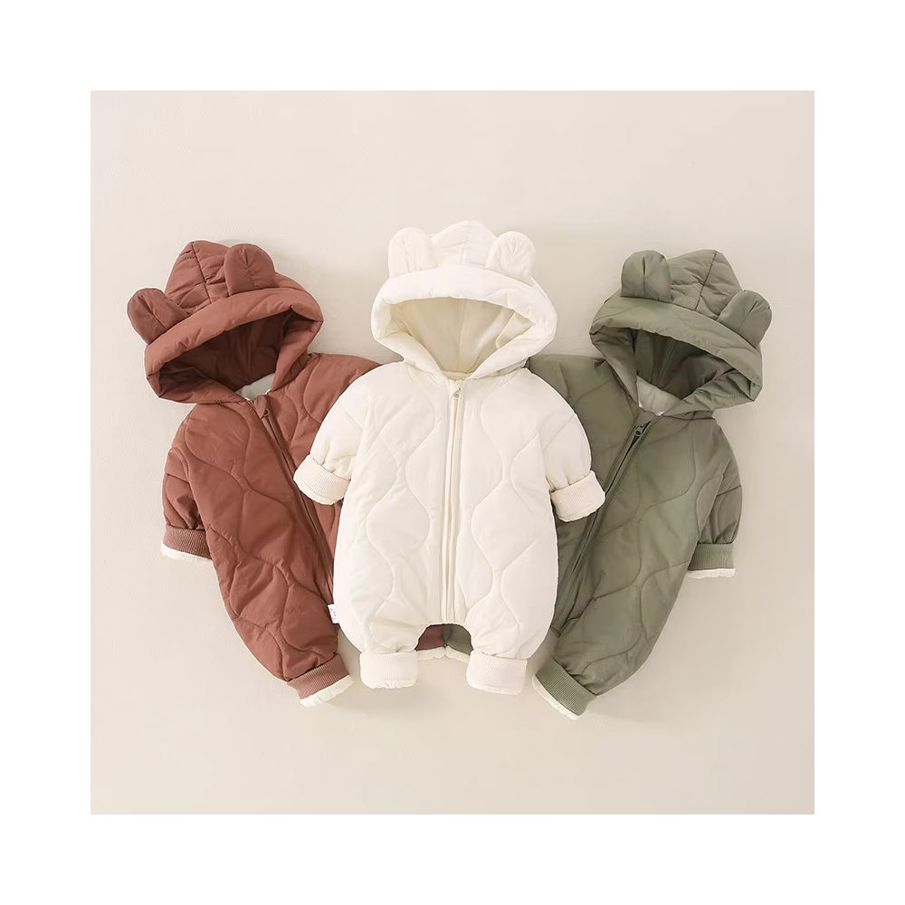 Baby Polyester Fiber Autumn and Winter Warm Jumpsuit Climbing Suit